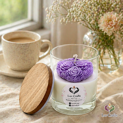 Lavender Bloom Heart