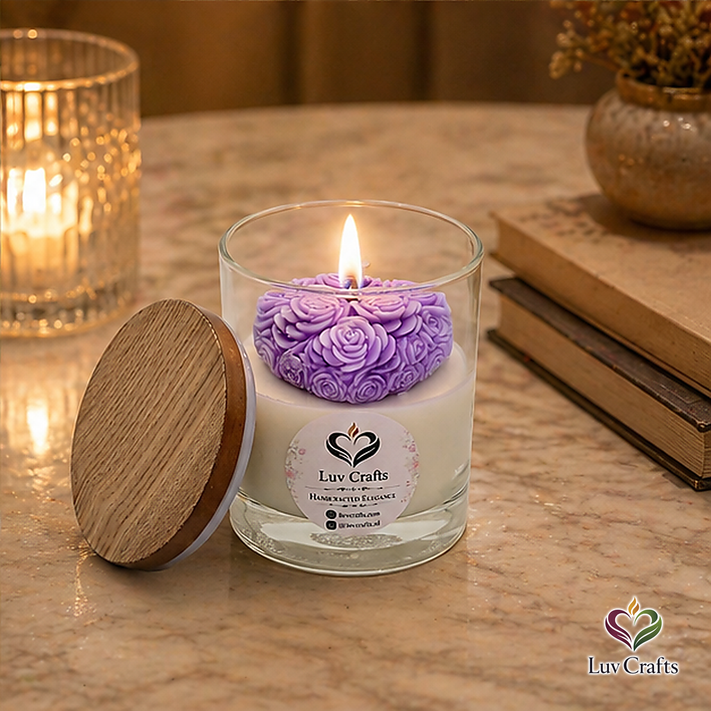 Lavender Bloom Heart