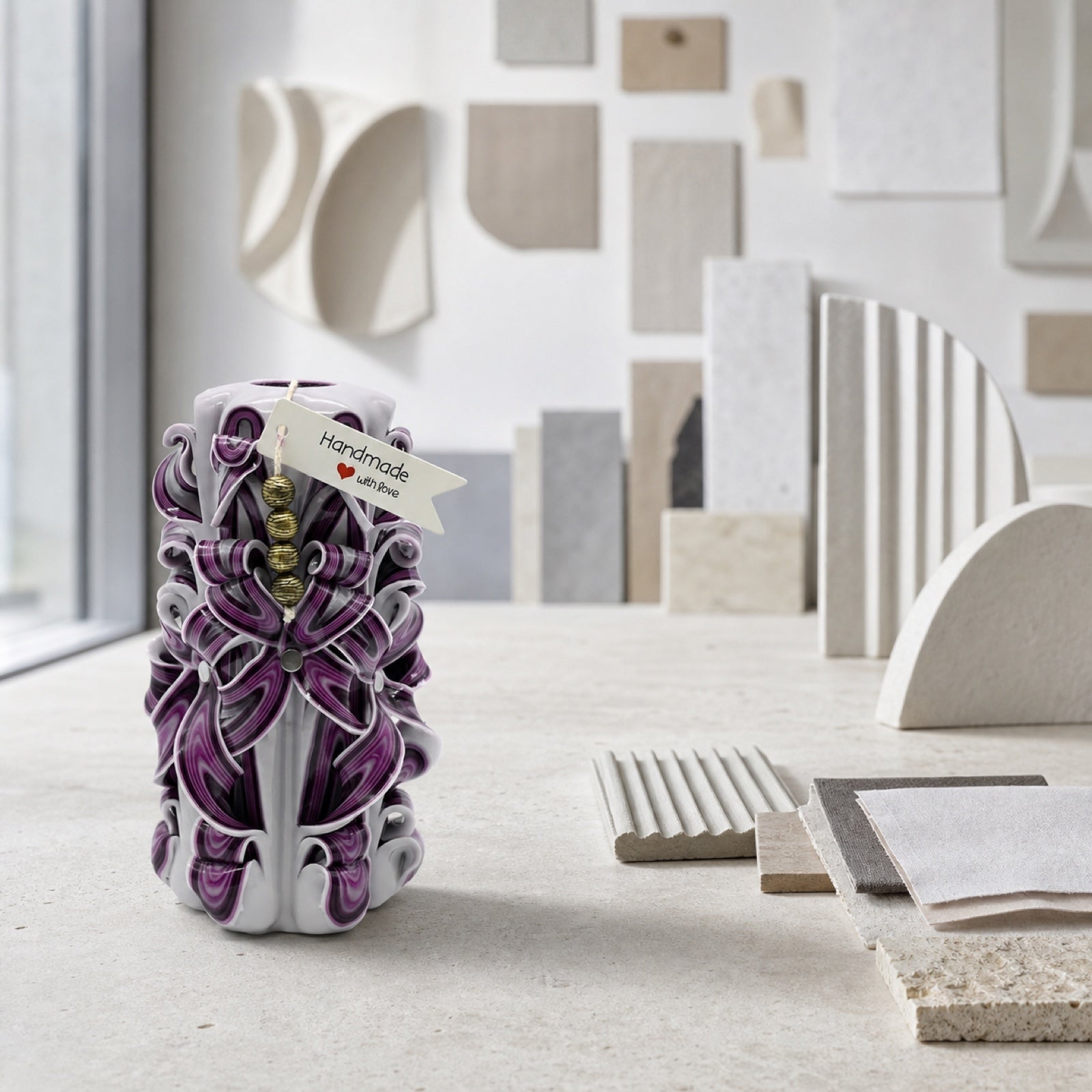 From coloured wax to sculptural object